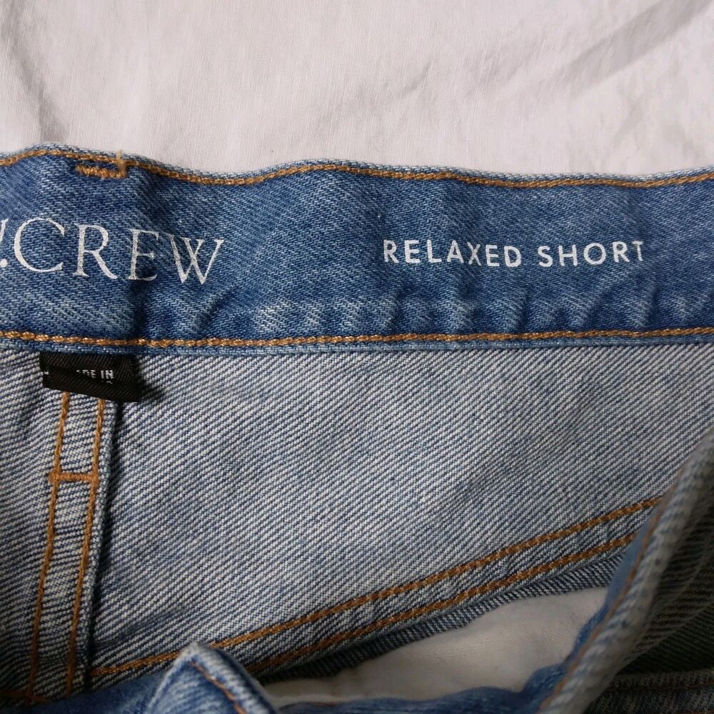 J. Crew Denim Relaxed Short Denim Casual Womens Size 27 - Picture 5 of 9